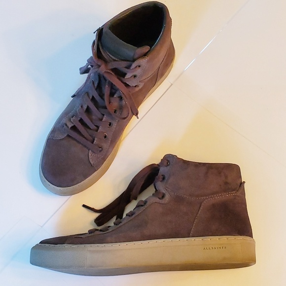 All Saints Other - All Saints Crescent Hi-Tops Charcoal